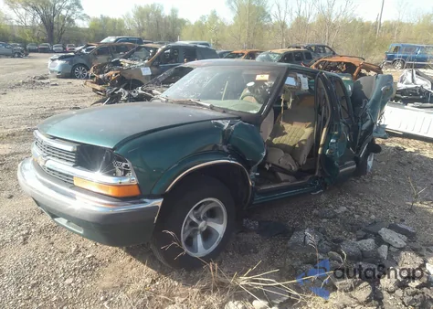 1998 Chevrolet S-10 Ls Fleetside from USA, damaged, VIN 1GCCS19X2W8117294
